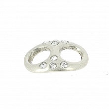 Passant 10 mm en Zamak N&deg;55 Argent