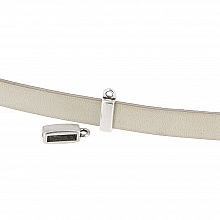Passant 10 mm en Zamak N&deg;20 Argent