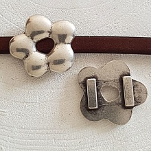Passant 13 mm en Zamak N&deg;13 Argent