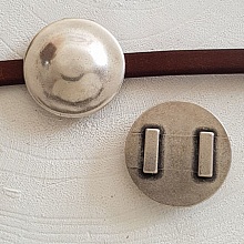 Passant 13 mm en Zamak N&deg;14 Argent