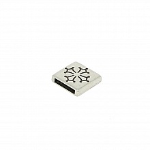 Passant 13 mm en Zamak N&deg;25 Argent
