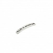 Connecteur 03 mm en Zamak N&deg;03 Argent