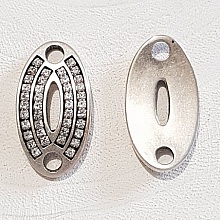 Connecteur 04 mm en Zamak N&deg;03 Argent