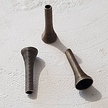 Coupelle C&ocirc;ne calotte Spirale N&deg;02 X 2 Pi&egrave;ces Cuivre.