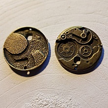 Breloque M&eacute;canisme Horloge N&deg;01