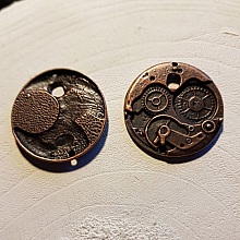 Breloque M&eacute;canisme Horloge N&deg;02