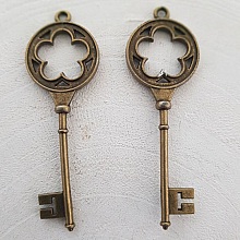 Breloque Clef N&deg;09 Bronze