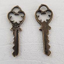 Breloque Clef N&deg;12 Bronze