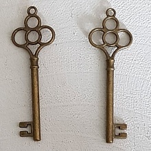 Breloque Clef N&deg;19 Bronze