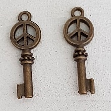 Breloque Clef N&deg;22 Bronze