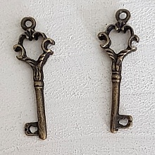 Breloque Clef N&deg;23 Bronze
