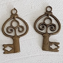 Breloque Clef N&deg;27 Bronze