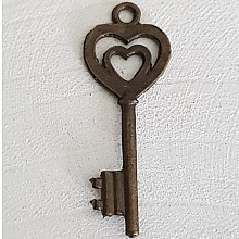 Breloque Clef N&deg;28 Bronze
