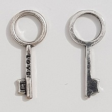 Breloque Clef N&deg;33 Argent