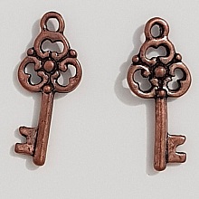 Breloque Clef N&deg;36 Cuivre