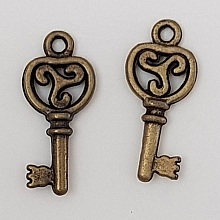 Breloque Clef N&deg;38 Bronze