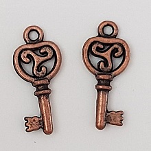 Breloque Clef N&deg;38 Cuivre