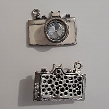 Breloque appareil photo N&deg;05 Argent