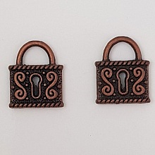 Breloque cadenas serrure N&deg;01 Cuivre