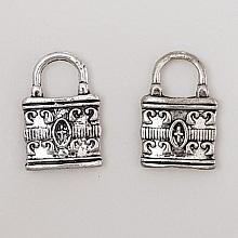 Breloque cadenas serrure N&deg;02
