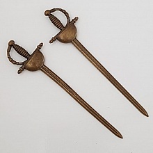 Breloque &Eacute;p&eacute;e Hache de Guerre N&deg;03 Bronze