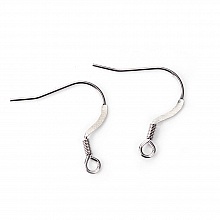 Support Boucle d'oreille Hame&ccedil;on Acier Inoxydable N&deg;06 x 1 paire