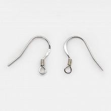 Support Boucle d'oreille Hame&ccedil;on en Argent 925 N&deg;01 x 1 paire