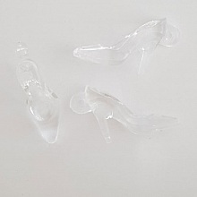 3 Breloques Chaussure N&deg;33 Transparent