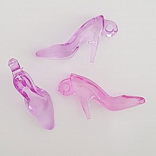 3 Breloques Chaussure N&deg;33 Violet