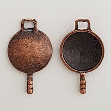 Breloque po&ecirc;le cuisine cuivre