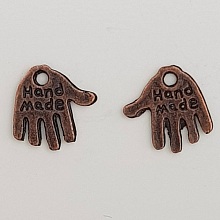 Breloque Main "MADE HAND" N&deg;01 Cuivre