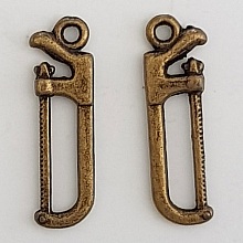 Breloque Outil Scie N&deg;01 Bronze