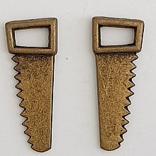 Breloque Outil Scie N&deg;02 Bronze