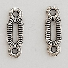 Breloque Barre 2 anneaux N&deg;03 Argent 