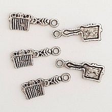 Breloque Peigne &agrave; Cheveux coiffure N&deg;04-03 Lot 5 pi&egrave;ces