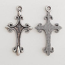 Breloque Croix N&deg;03 Argent