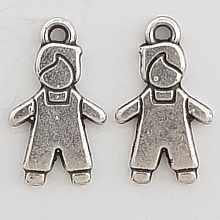 Breloque Enfant N&deg;29-01 Zamak (Plaqu&eacute; Argent)