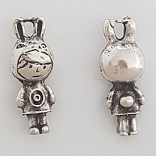 Breloque Enfant N&deg;31 Zamak (Plaqu&eacute; Argent)