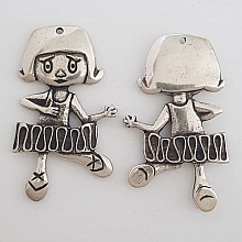 Breloque Enfant N&deg;38 Zamak (Plaqu&eacute; Argent)