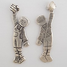 Breloque Enfant N&deg;41-01 Zamak (Plaqu&eacute; Argent)