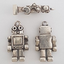 Breloque Enfant N&deg;42 Zamak (Plaqu&eacute; Argent)