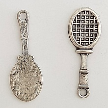 Breloque Raquette de Tennis Sport N&deg;01 Argent