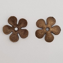 Breloque Fleur M&eacute;tal N&deg;027 Cuivre