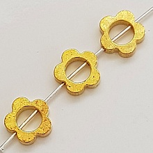 Breloque Fleur M&eacute;tal N&deg;033 Dor&eacute;