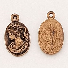 Breloque Cam&eacute;e femme N&deg;01 Bronze