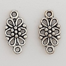 Breloque Fleur M&eacute;tal N&deg;067 Argent