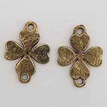 Breloque Fleur M&eacute;tal N&deg;072 Cuivre