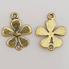 Breloque Fleur M&eacute;tal N&deg;073 Dor&eacute; 