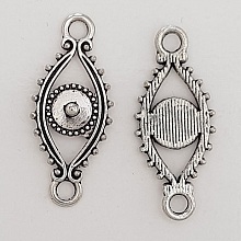 Breloque Fleur M&eacute;tal N&deg;075 Argent