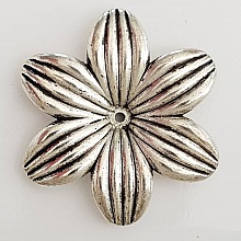 Breloque Fleur CCB N&deg;002 Argent